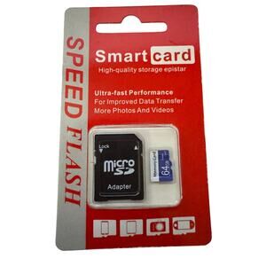Smart card 64GB SD Card Memory Card with Adapter for Cameras Full HD Video